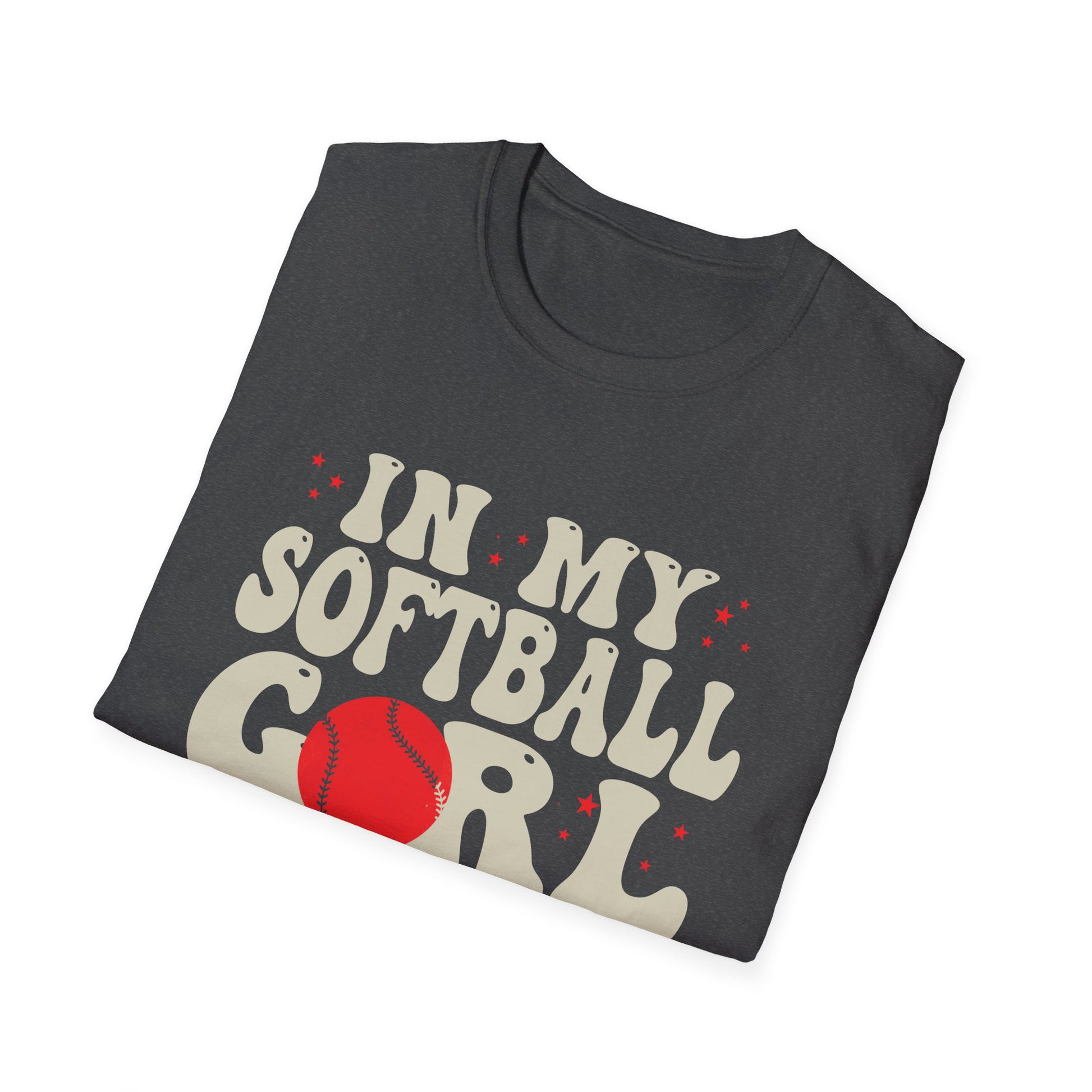 In My Softball Girl Era Retro Groovy Softball Girl Unisex T-Shirt