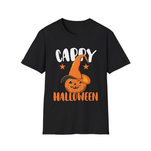 Halloween Pumpkin Witch Hat T-Shirt – 
