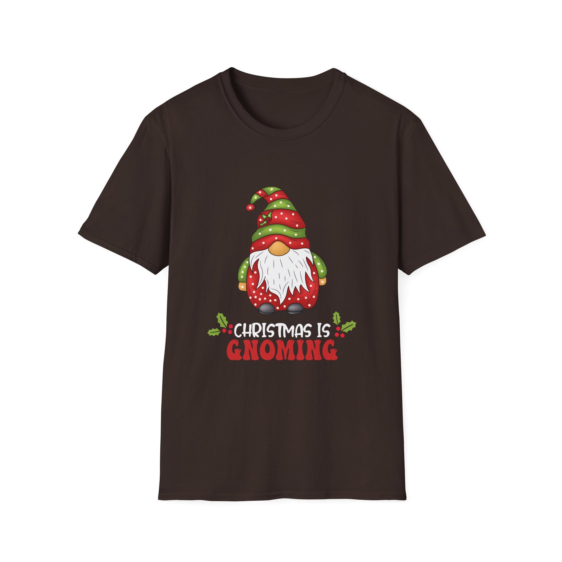 Christmas Is Gnoming Funny Santa Christmas Gnome Christmas Unisex T-Shirt