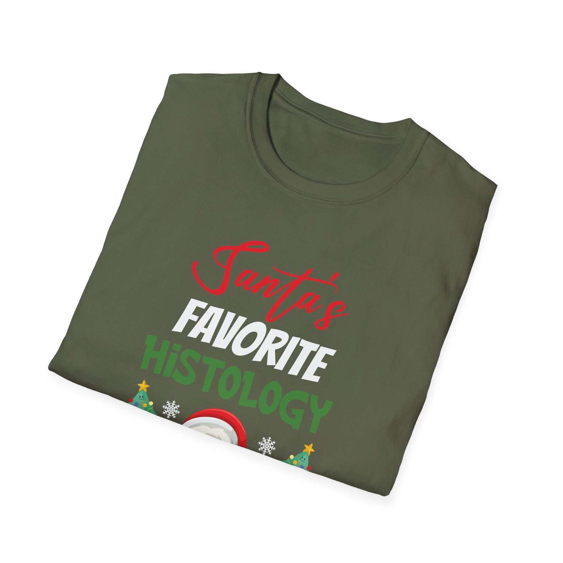Xmas Tree Santas Favorite Histology Tech Christmas Pajamas Unisex T-Shirt