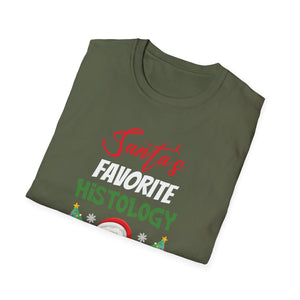 Xmas Tree Santas Favorite Histology Tech Christmas Pajamas Unisex T-Shirt