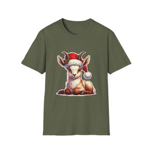 Christmas Baby Reindeer T-Shirt — Cute Santa Hat Holiday Tee