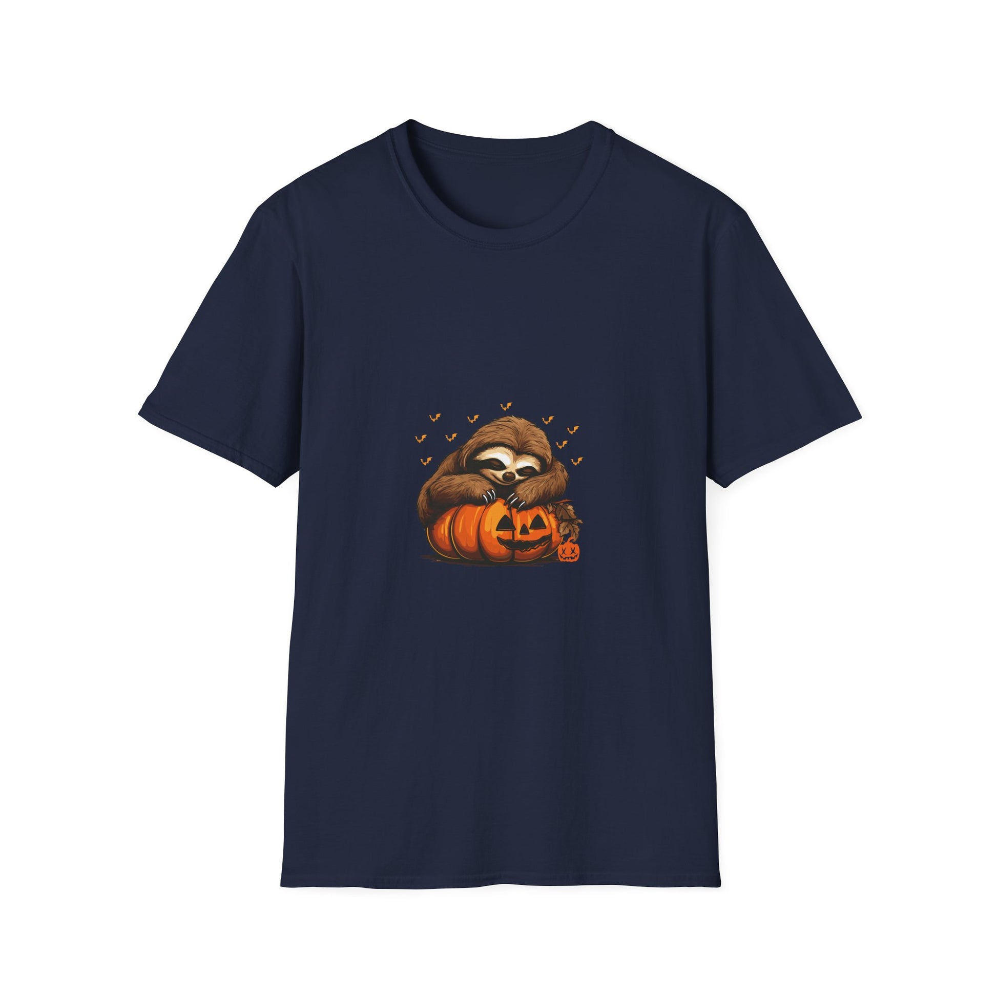 Sloth with Jack-o'-Lantern Halloween T-Shirt