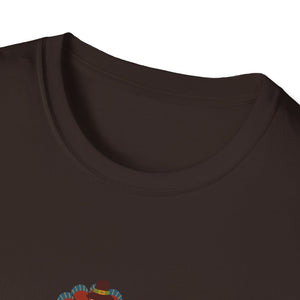 Thankful Grateful Blessed T-Shirt — Thanksgiving Fall Turkey Tee