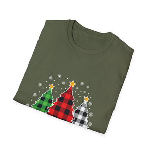 Christmas Plaid Tree T-Shirt — 