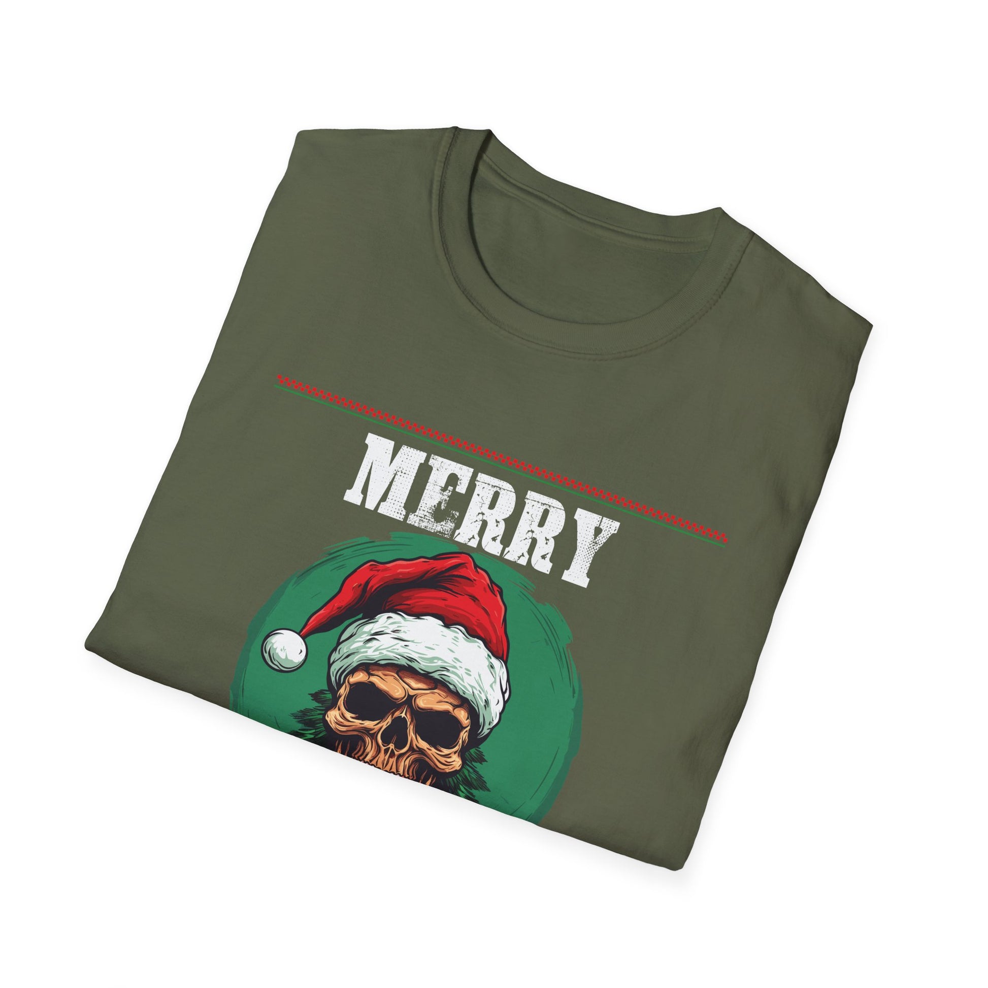Merry Christmas Skull T-Shirt