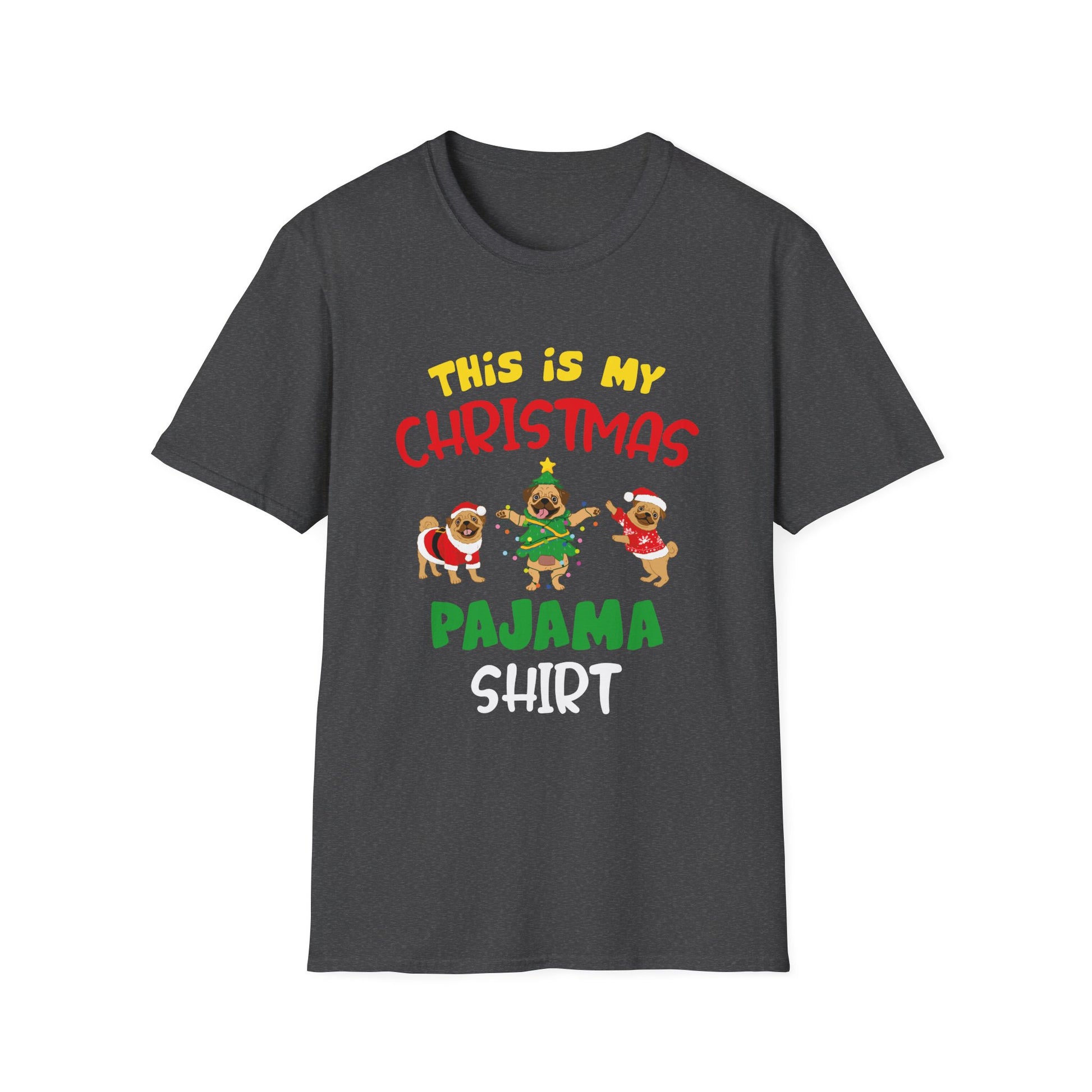 Christmas Pajama Shirt T-Shirt – “This Is My Christmas Pajama Shirt” Holiday Tee