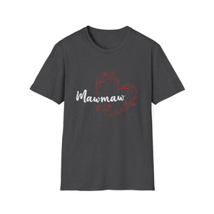 Womens Mawmaw Gift Grandma Christmas Mother_s Day Unisex T-Shirt