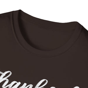 Thankful Blessed Turkey T-Shirt — Thanksgiving Holiday Tee