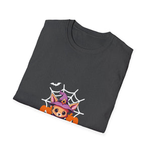 Cute Halloween Witchy Chihuahua Halloween TeeUnisex Softstyle T-Shirt