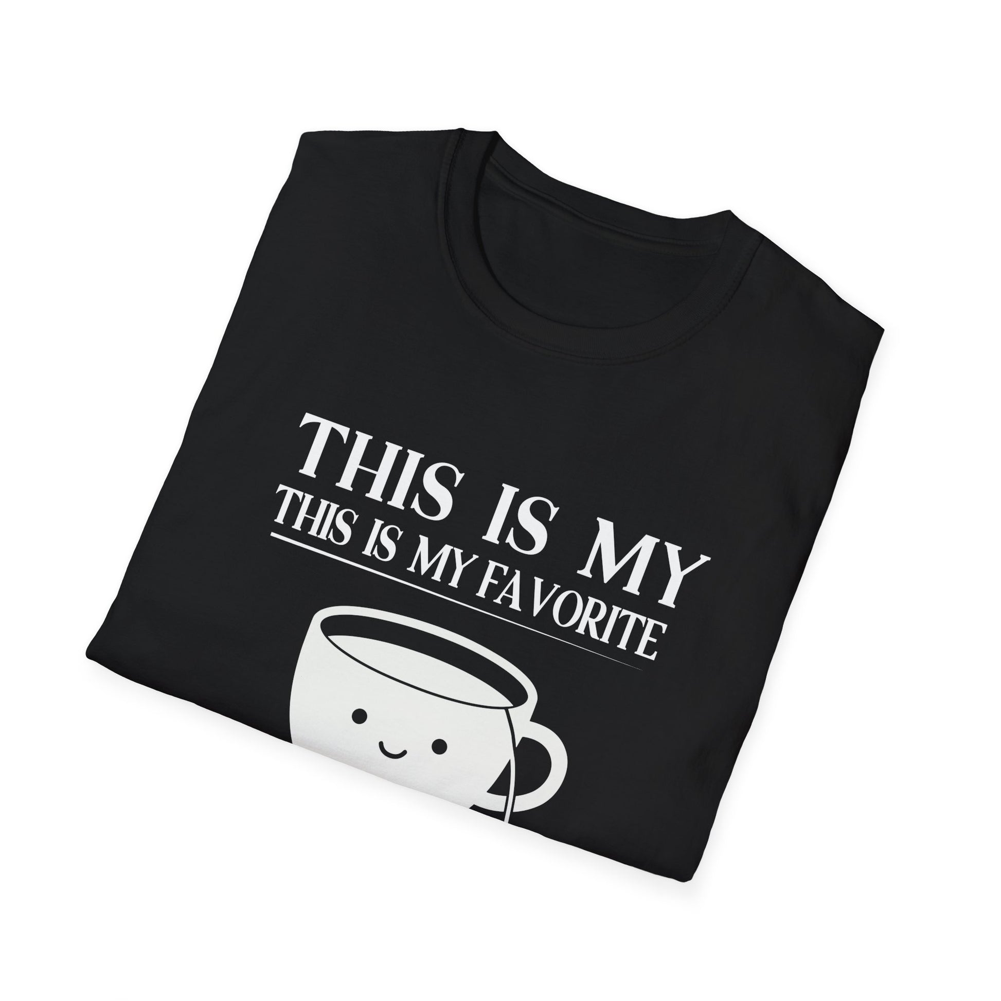 Funny Tea Shirt T-Shirt — "This Is My Favorite Tea Shirt" Cute Tea Cup Tee