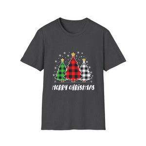 Christmas Plaid Tree T-Shirt — 