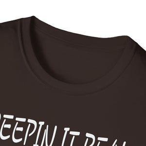Creepin It Real_ Halloween Costume_ Halloween Pun TeeUnisex Softstyle T-Shirt