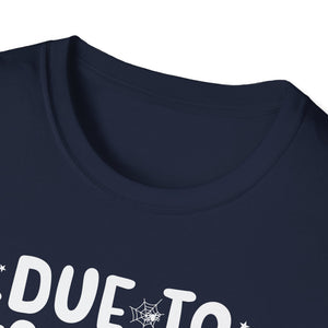 Halloween T-Shirt — “Due to the Economy This Is My Halloween Costume” Funny Ghost Tee