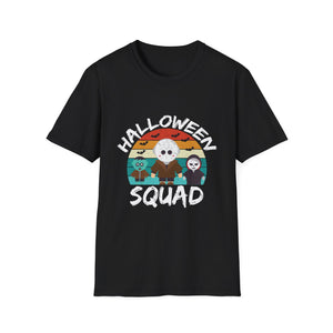Halloween Squad T-Shirt — Cute Retro Horror Characters Tee