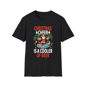 Christmas Cheer Is A Cooler Of B for Sommer Christmas Unisex T-Shirt