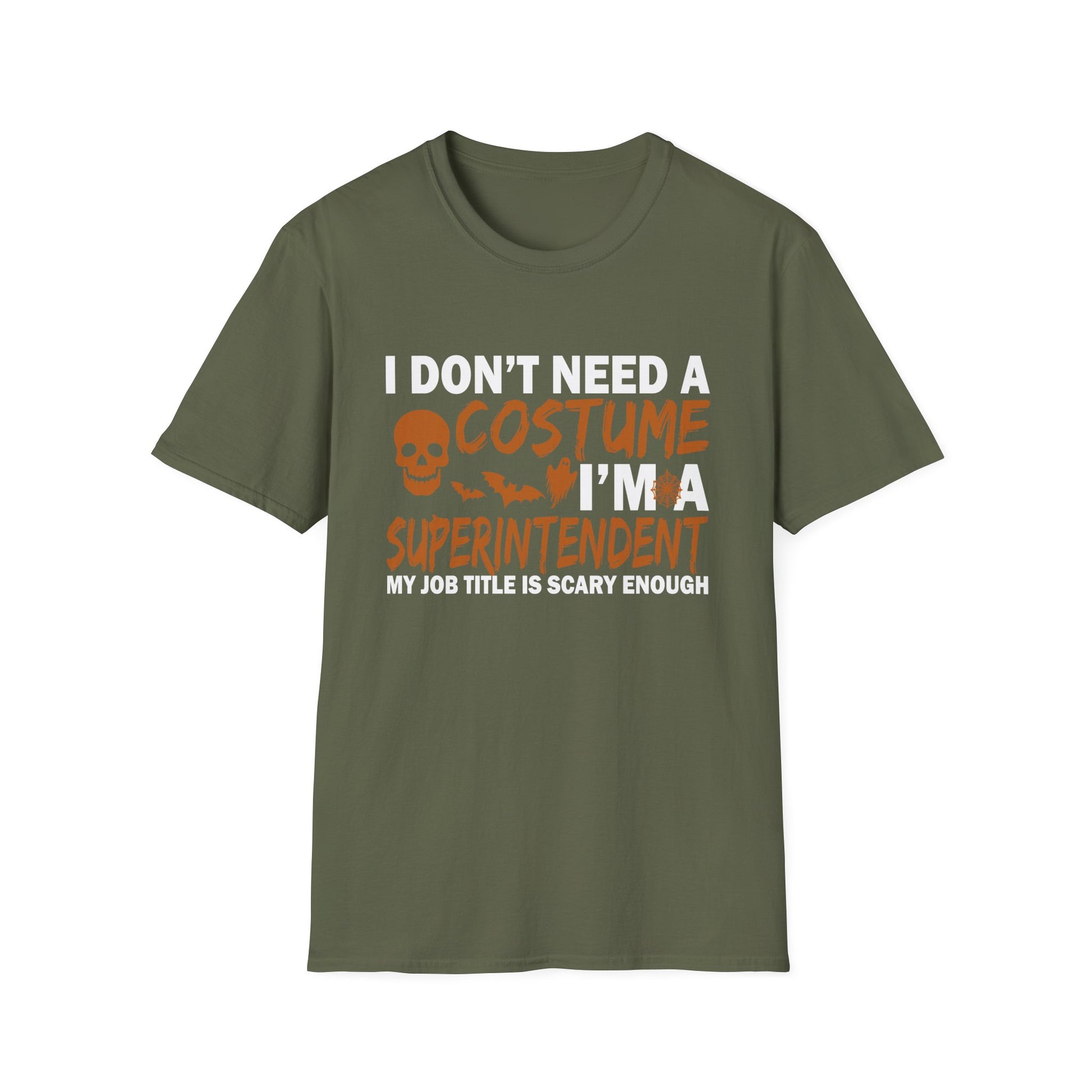 Lazy Halloween Costume - School Superintendent Halloween TeeUnisex Softstyle T-Shirt
