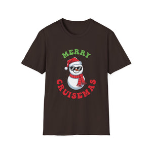 Merry Cruisemas 2025 Christmas Santa Snowman Cruise T-Shirt