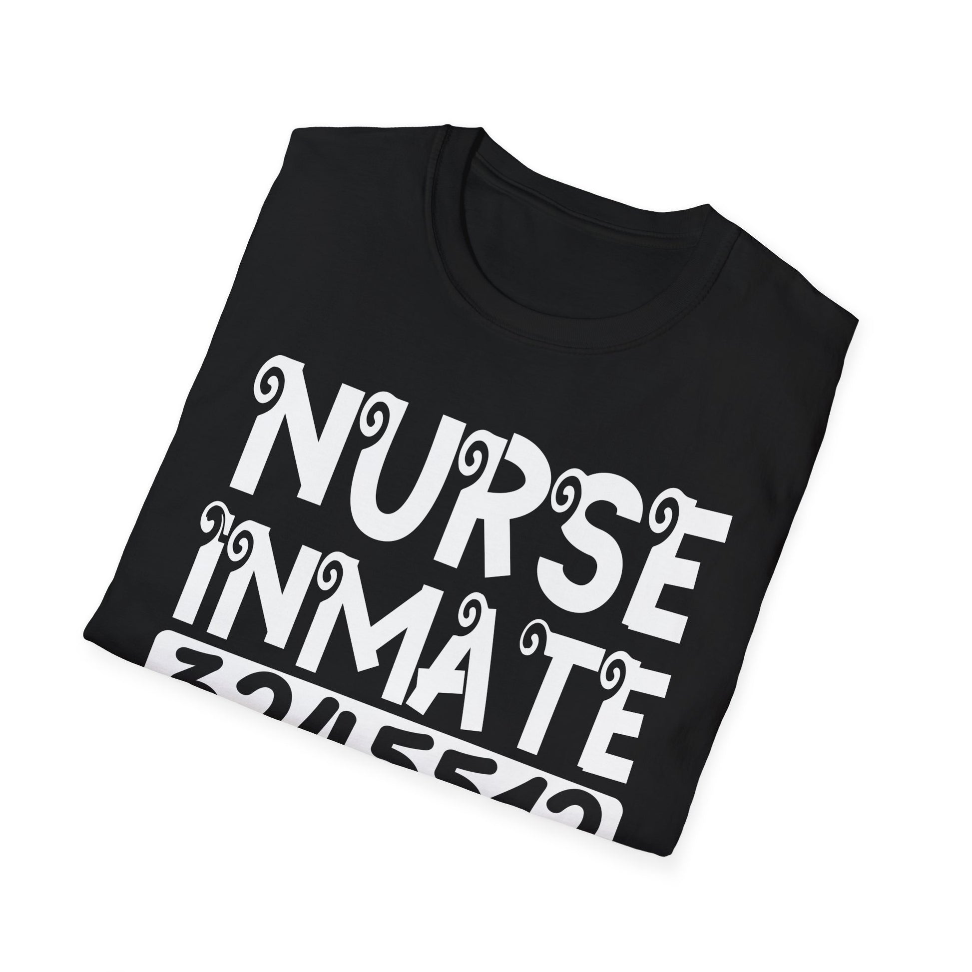 Nurse Inmate Graphic T-Shirt — Funny Prisoner ID Nursing Tee
