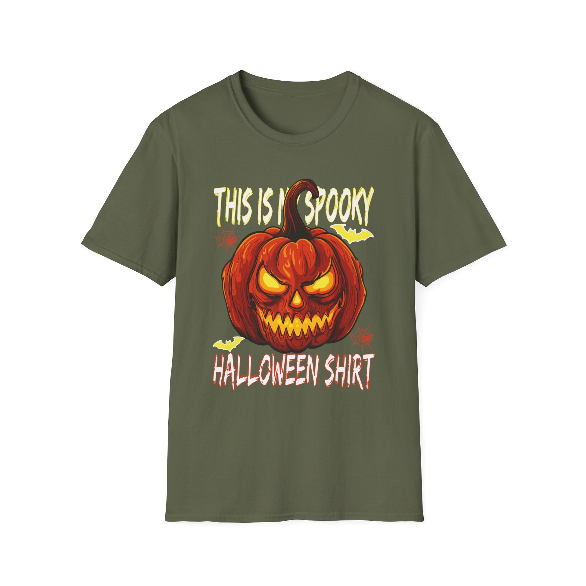 This Is My Spooky Halloween Shirt T-Shirt — Jack-O'-Lantern Horror Graphic Tee