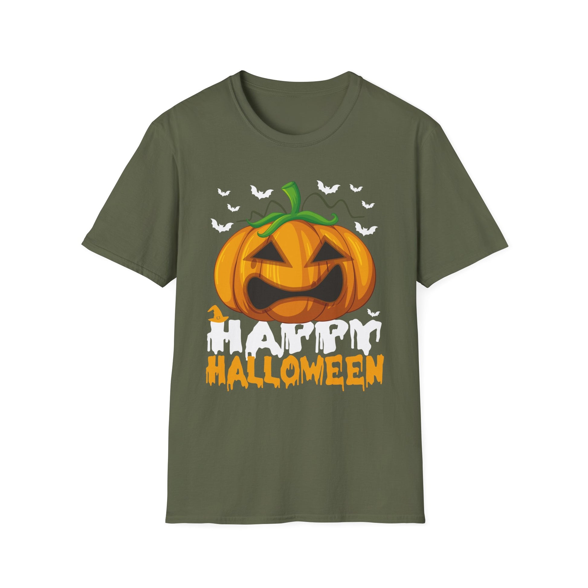 Happy Halloween Scary Pumpkin Halloween Costume Ghost TeeUnisex Softstyle T-Shirt