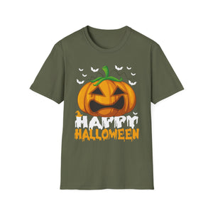 Happy Halloween Scary Pumpkin Halloween Costume Ghost TeeUnisex Softstyle T-Shirt