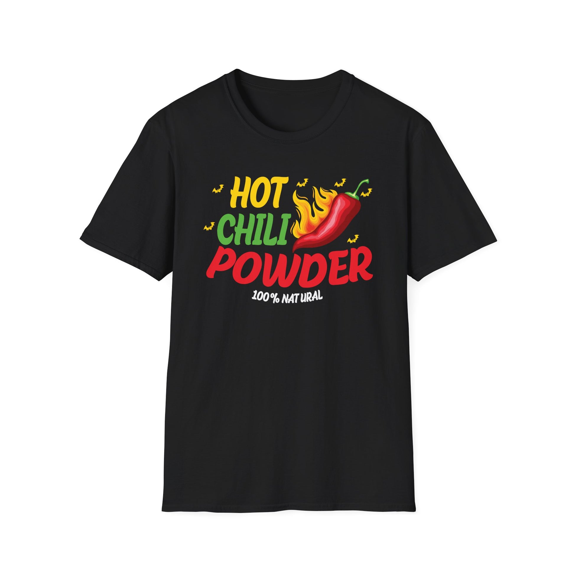 Hot Chili Powder Graphic Tee — Spicy Pepper Vintage-Style T-Shirt