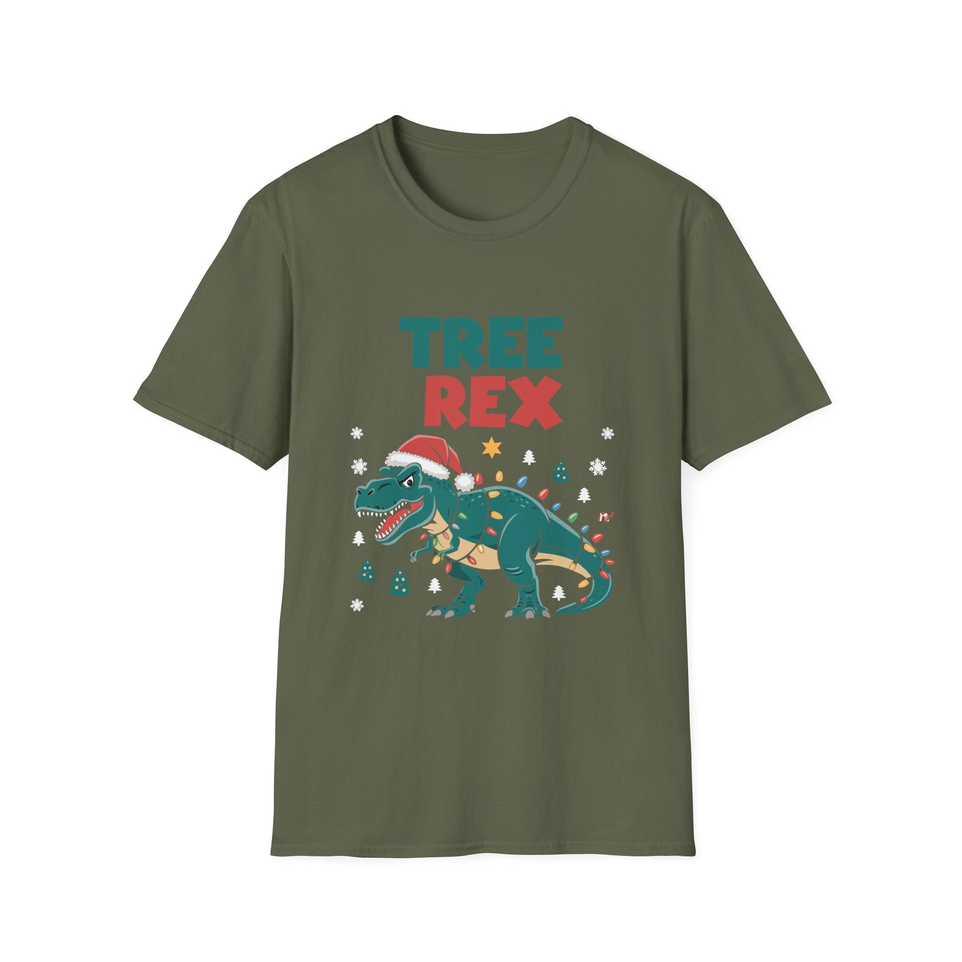 Christmas Dinosaur Christmas Tree Tree Rex Unisex T-Shirt