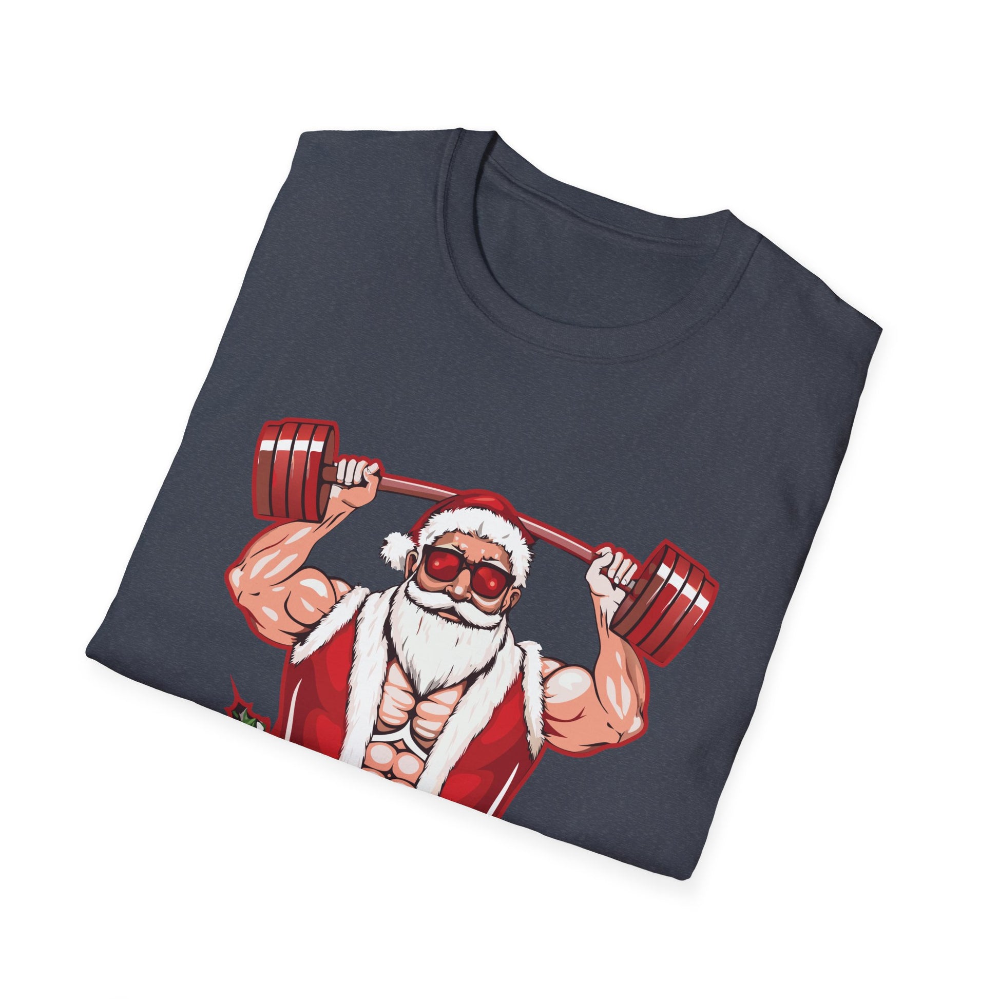 Christmas Gym Workout Ugly Christmas Merry Fitness Unisex T-Shirt