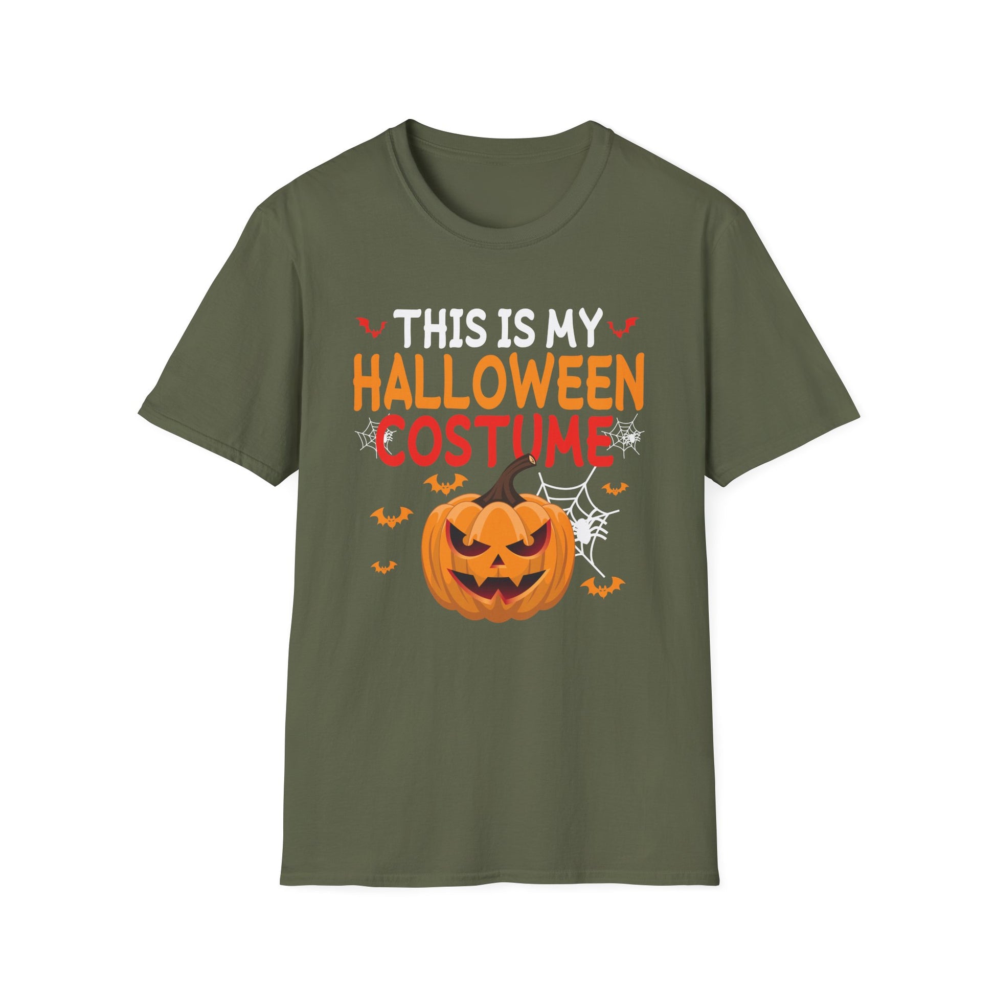 This Is My Halloween Costume T-Shirt — Pumpkin Jack-O'-Lantern Tee for Halloween Party & Trick-or-Treat