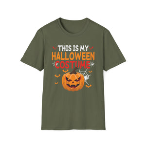 This Is My Halloween Costume T-Shirt — Pumpkin Jack-O'-Lantern Tee for Halloween Party & Trick-or-Treat