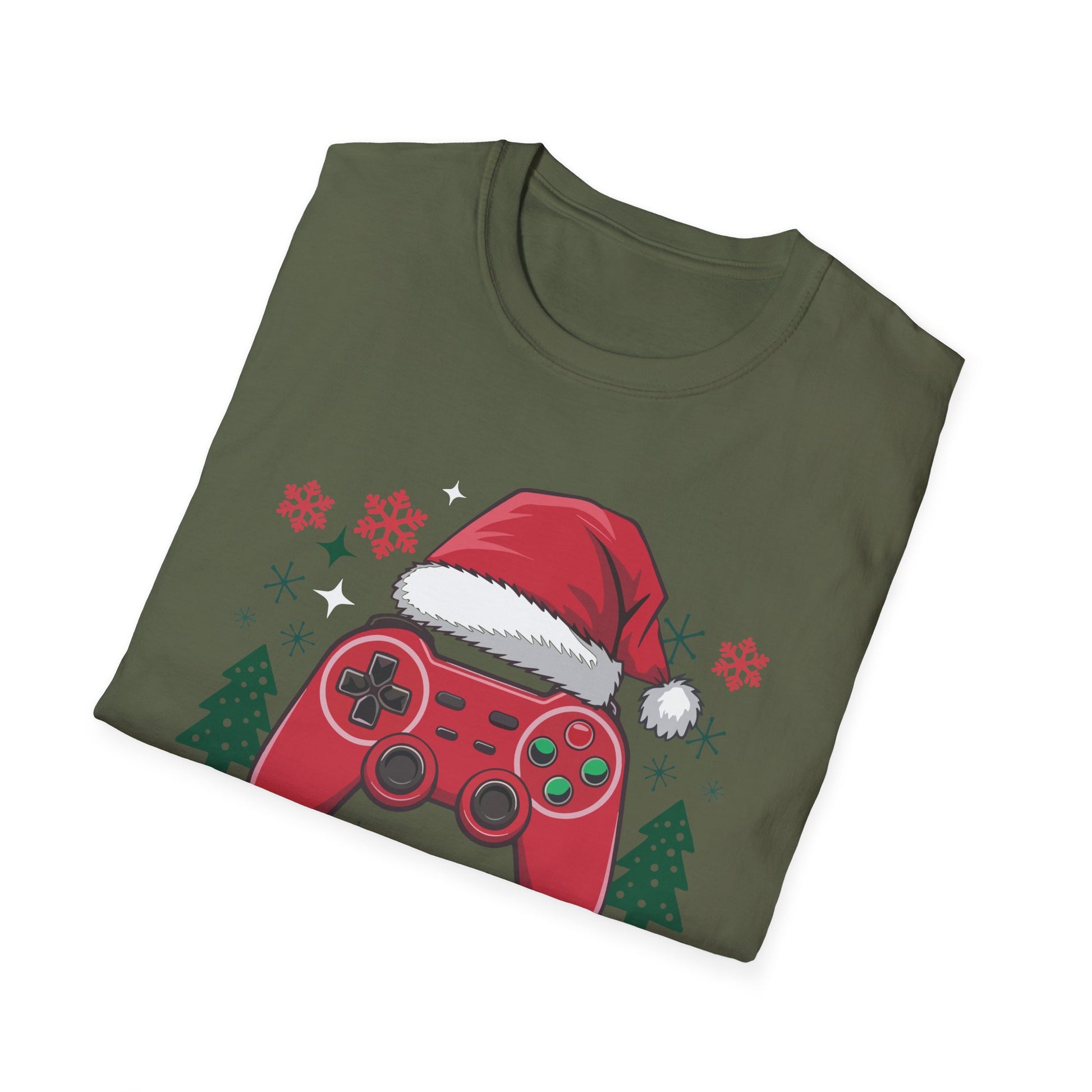 Christmas Gamer T-Shirt — Santa Controller Holiday Tee
