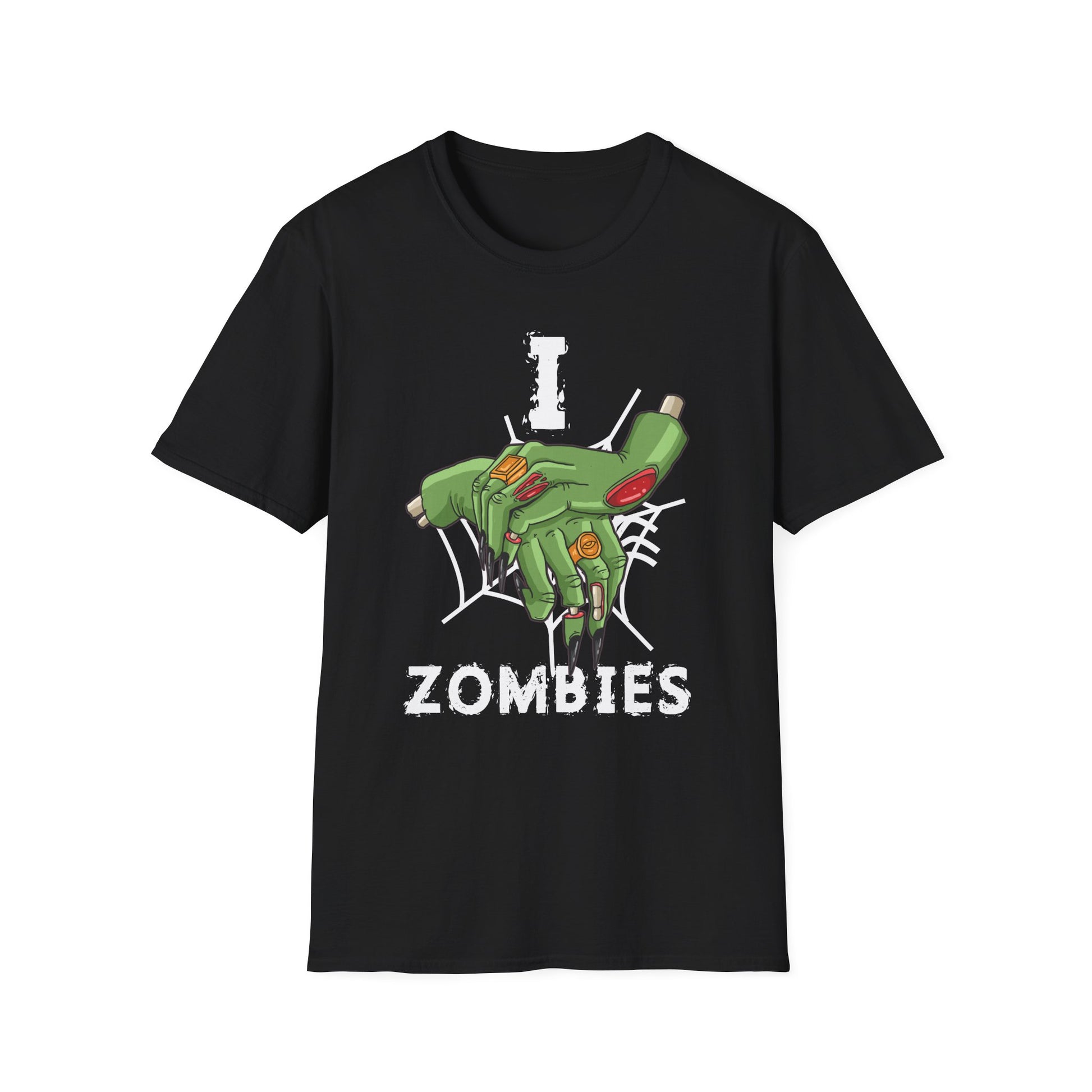 I Love Zombies T‑Shirt — Funny Halloween Zombie Graphic Tee