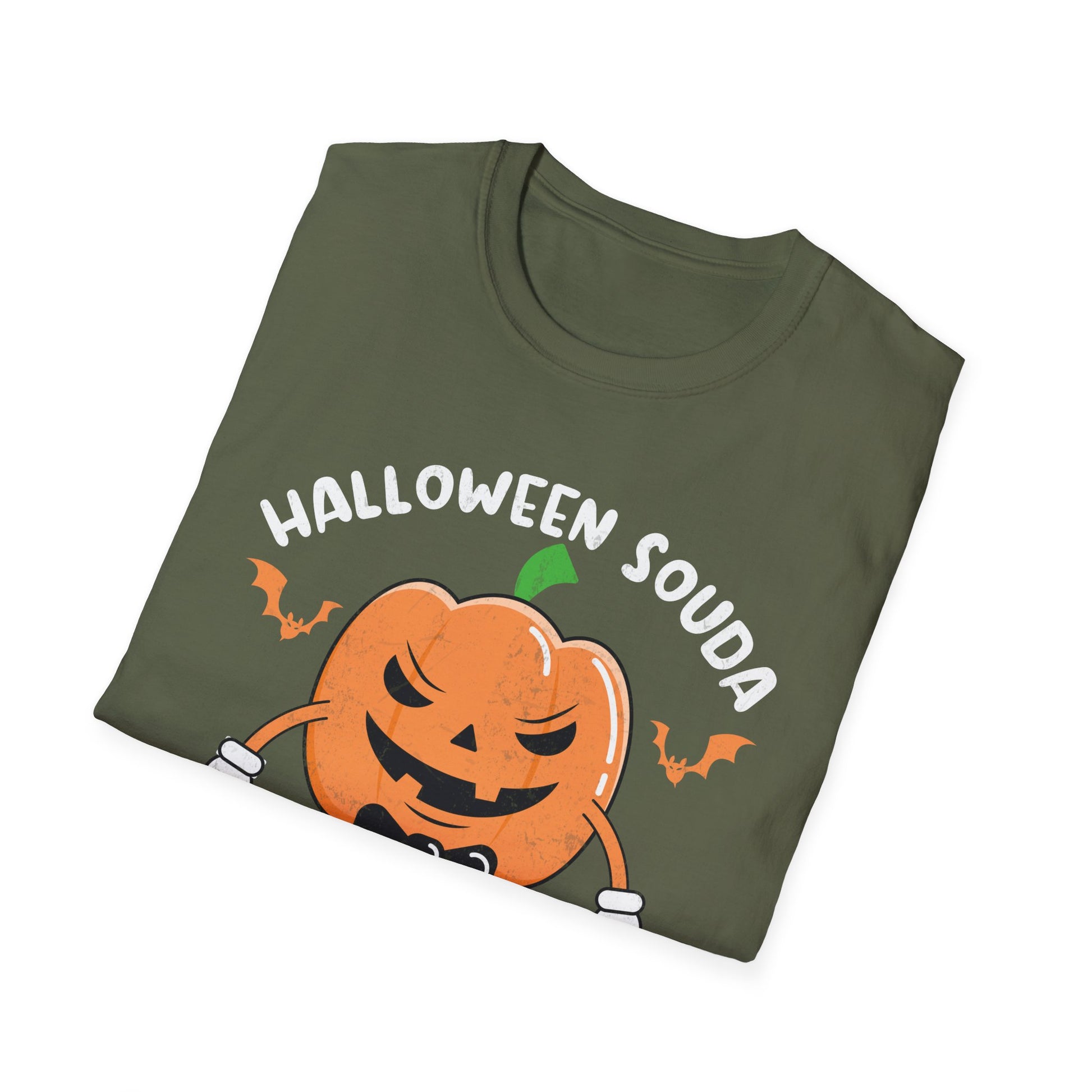 Halloween Squad Security Funny Pumpkin Bodyguard T-Shirt Unisex Softstyle T-Shirt