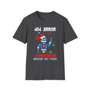 Anti Christmas Ugly Christmas 404 Error Christmas Unisex T-Shirt