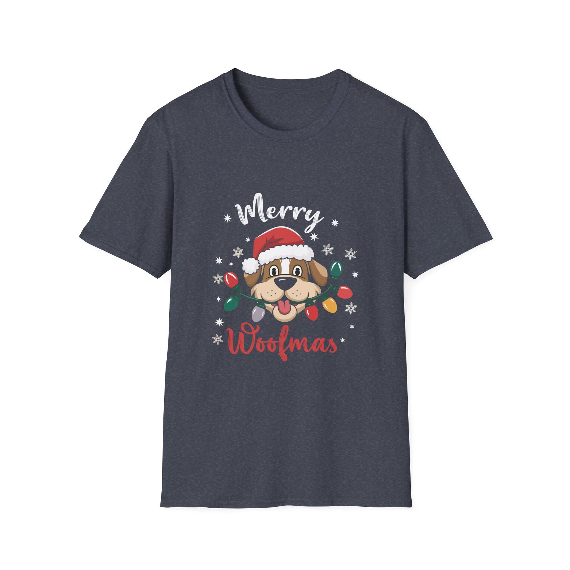 Christmas Merry Woofmas Funny Christmas Dog Unisex T-Shirt