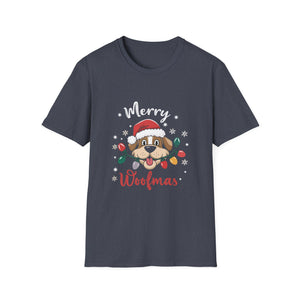 Christmas Merry Woofmas Funny Christmas Dog Unisex T-Shirt