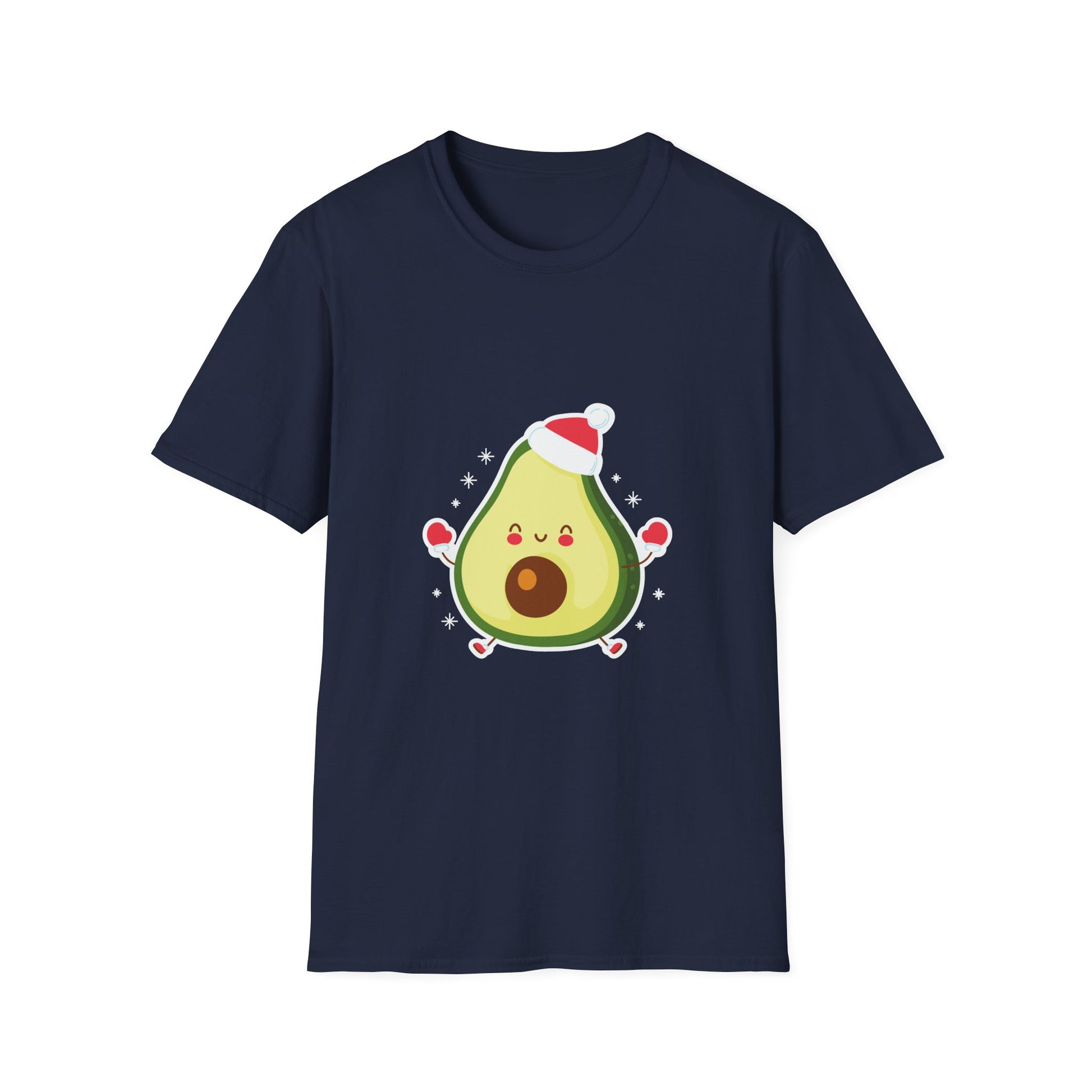 Christmas Avocado Santa Hat Christmas Avocado Unisex T-Shirt