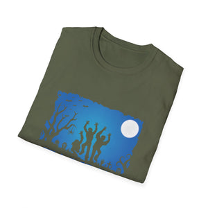 Women Girls Funny Halloween Resting Witch Face T-Shirt-productor-mockup