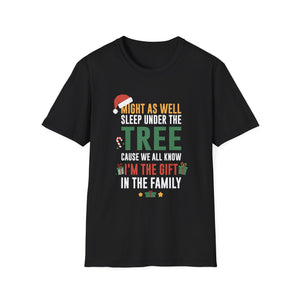 Funny Christmas Decor Firefighter Truck Christmas Tree  Unisex Softstyle T-Shirt