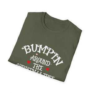 Bumping Around the Christmas Tree Christmas Pregnancy Unisex T-Shirt