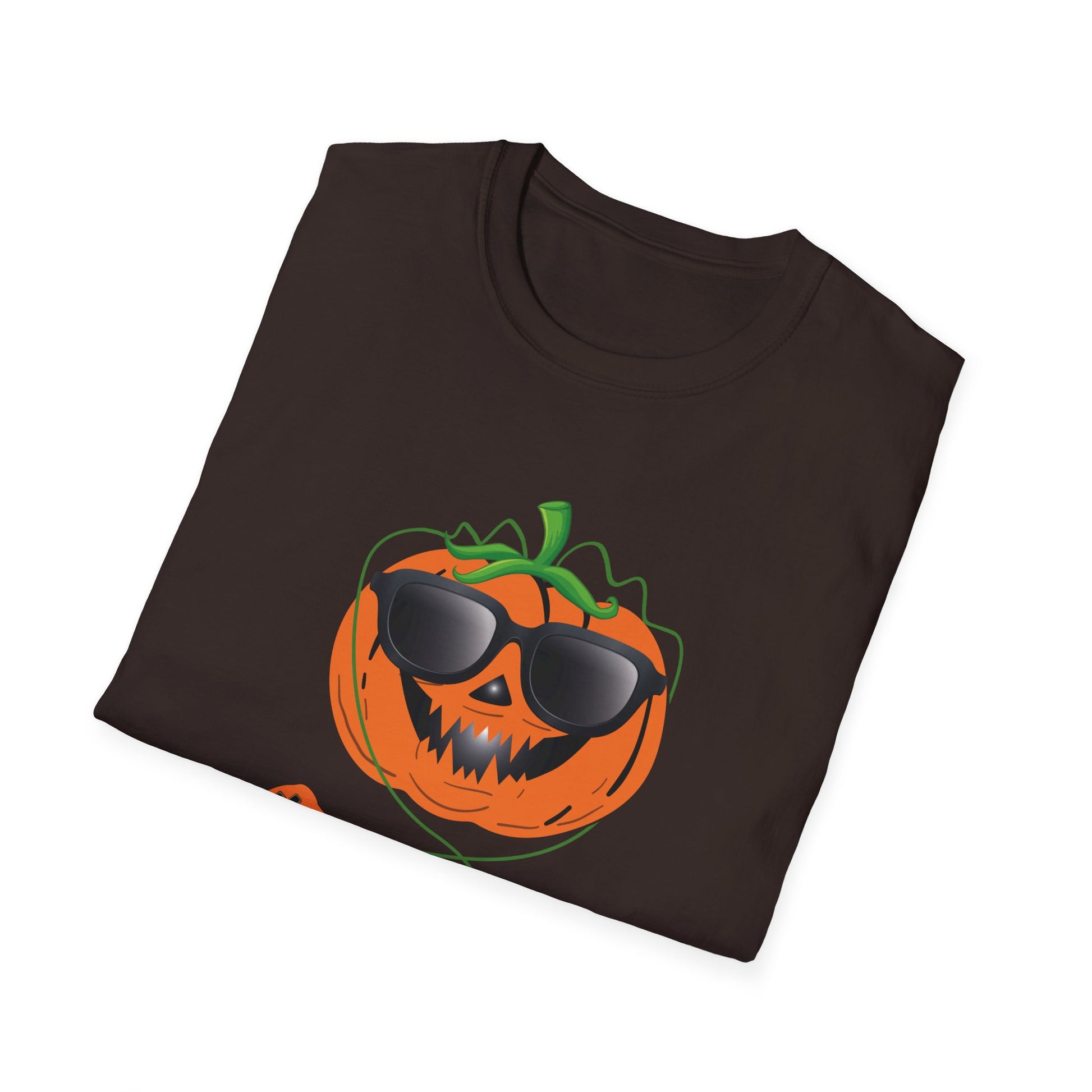 Gaming Pumpkin T-Shirt — Cool Jack-O'-Lantern with Controllers (Halloween Gamer Tee)