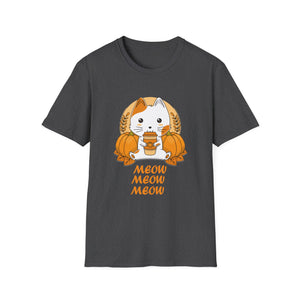 Pumpkin Spice Cat T-Shirt — Cute Autumn 