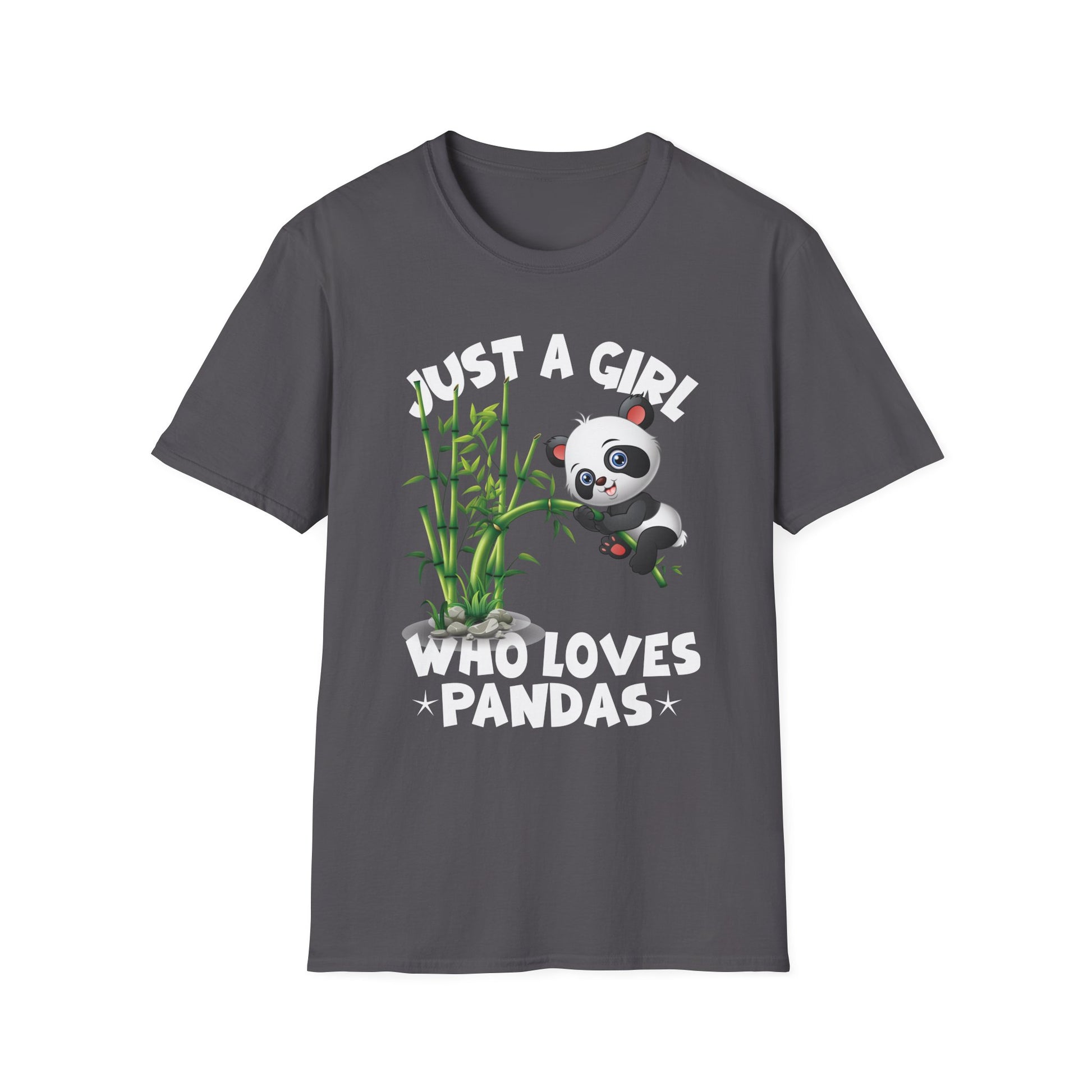 Just A Girl Who Loves Pandas Cute Kawaii Panda Girls Womens Unisex T-Shirt