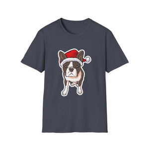 Christmas French Bulldog Outfit Santa Christmas Unisex T-Shirt