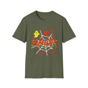 Grandpa Halloween Costume Family Matching Halloween Tee Unisex Softstyle T-Shirt