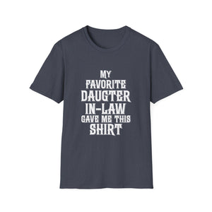Christmas Gift For Father Mother in Law Funny Birthday Gifts Unisex T-Shirt