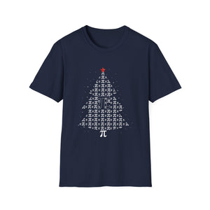 Funny Pi Christmas Tree Math T-Shirt Unisex T-Shirt