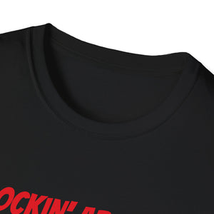 Retro Groovy Teacher Christmas Rockin_ Around The Classroom T-Shirt