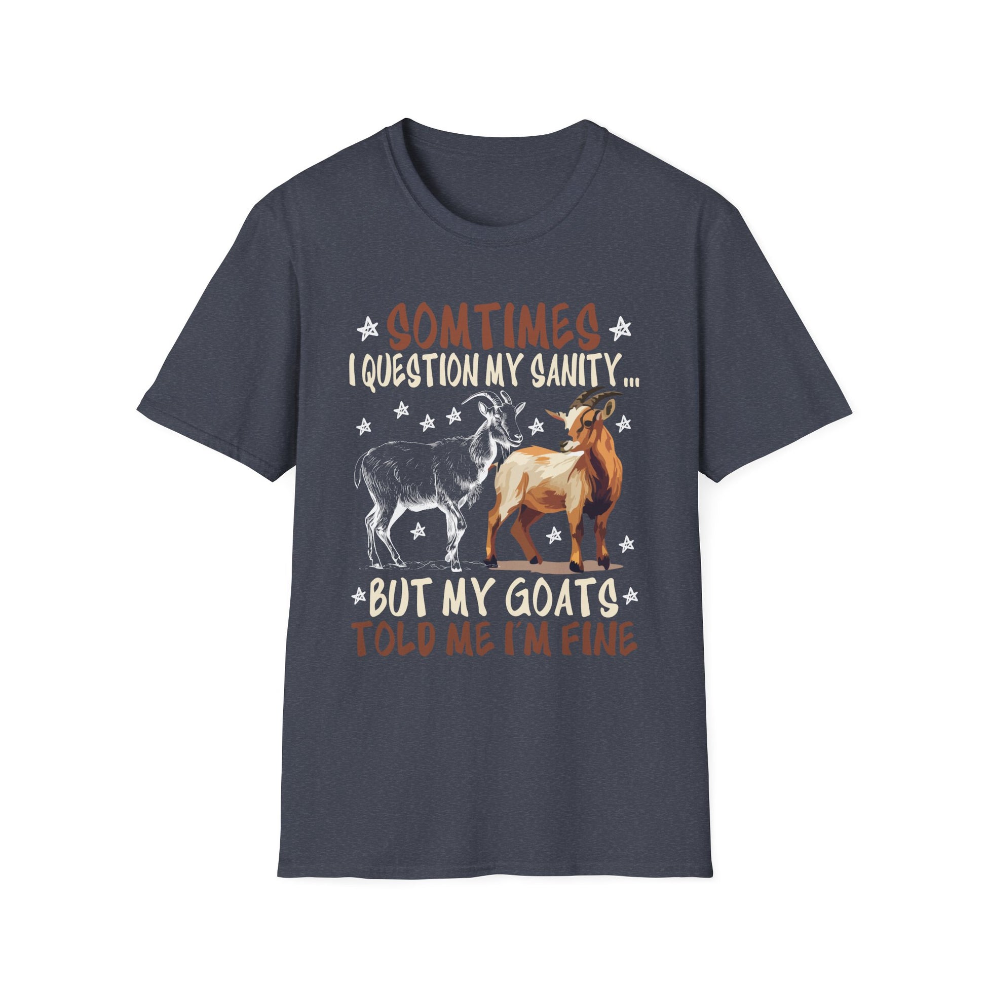 Funny Goat Design Tee for Men _ Women _ Goat Lovers Unisex T-Shirt